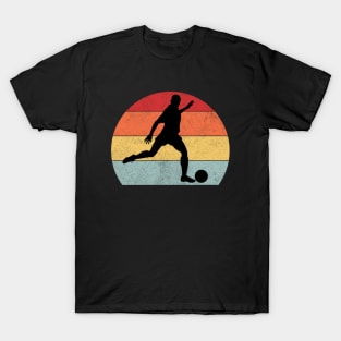 Soccer player vintage retro style T-Shirt